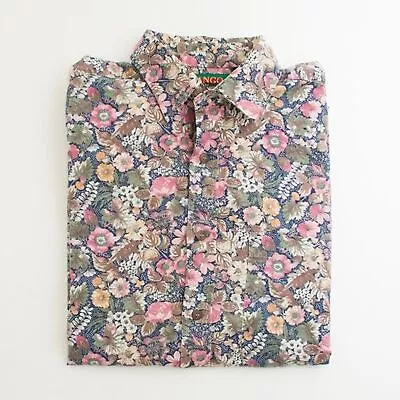 Vintage TANGO By Max Raab Floral Short Sleeve Button Down Sz Medium • $29.99