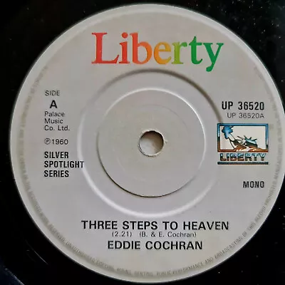 £6 • Buy Eddie Cochran - Three Steps To Heavens / Cut Across Shorty - Ex Con 7 