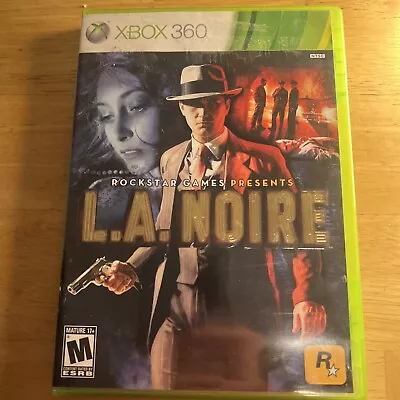 L.A. Noire LA (Microsoft Xbox 360 Rockstar) Complete CIB TESTED And WORKING • $8.99