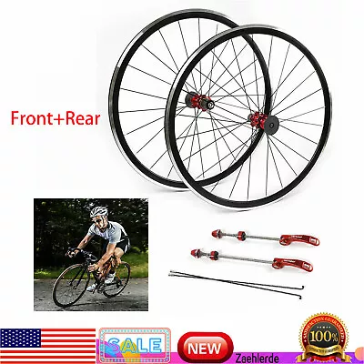 700C Ultralight Front & Rear Bike Wheelset Road Bicycle 7-11 Speed Wheel Set • $117.01