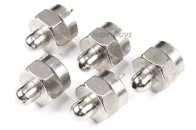 5pcs F Type RF Coaxial Male Terminator End Cap Port Cover Protector Satellite • $8.39