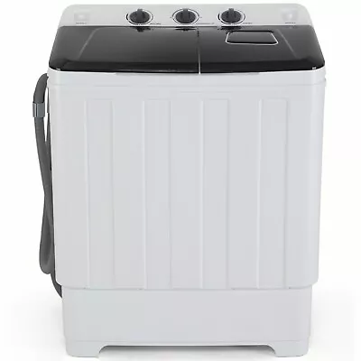 Portable Washing Machine 30LBS Twin Tub Mini Compact Laundry Washer And Spinner • $169.99