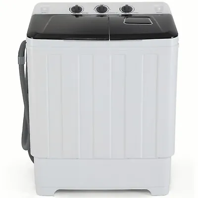 Portable Washing Machine 30lbs Twin Tub Washer Mini Compact Laundry Machine New • $175.99