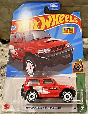 Mattel Hot Wheels *K Case* 175/250 Mitsubishi Pajero Evo ~ 2023 Mud Studs 3/5 • $3