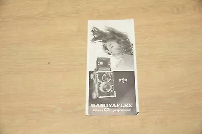 Vintage Mamiyaflex Model C2 Camera Brochure • $15