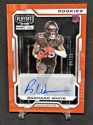 2022 Panini Playoff Momentum Rookies Rachaad White RC #PMR-38 Auto SSP /25 • $19.95