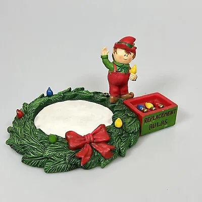 $39 • Buy 2012 Yankee Candle Christmas Large Medium Jar Elf Candle Holder Holiday