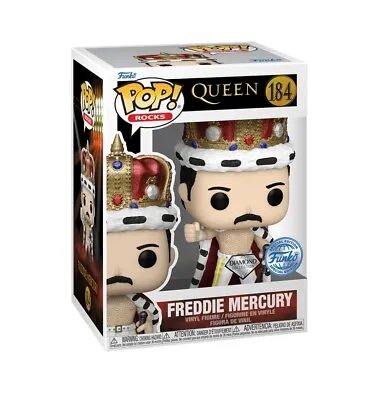 £19.99 • Buy Funko Pop! Queen - Freddie Mercury King Costume (diamond) #184 Vinyl Figure 2023