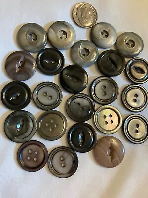 23 Mother Of Pearl/shell Vintage Buttons. Estate Find • $6.68