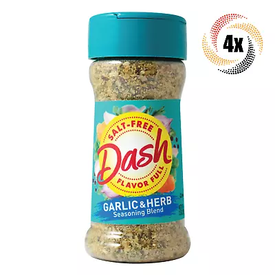 4x Shakers Mrs Dash Flavor Full Salt Free Garlic & Herb Seasoning Blend 2.5oz  • £19.80