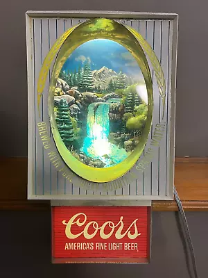 Coors Vintage Motion Beer Sign • $350