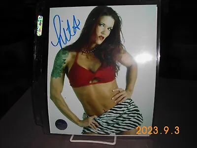 $20 • Buy Lita Signed WWF WWE 8x10 Picture