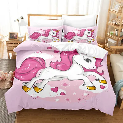 £30.28 • Buy Kids Bed Set 3D Unicron Bedding Set Quilt Bed Home Bedclothes Pillowcase N1