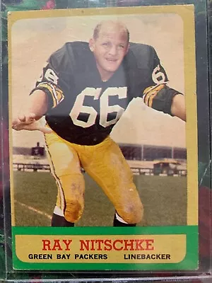 1963 Topps - #96 Ray Nitschke (RC) Excellent Condition T.c.g Rare 1960s  • $52