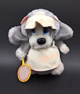 £9.99 • Buy Sad Sam Dog With Tennis Costume With Honey On The Front 1988 Vintage Soft Toy