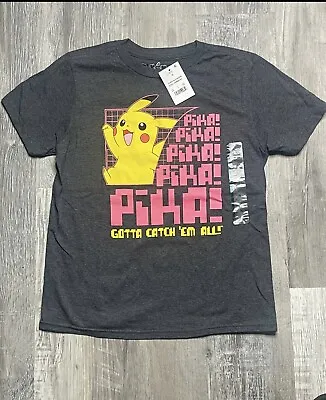 $14 • Buy Youth Boys Pokémon T-Shirt Pikachu Size M