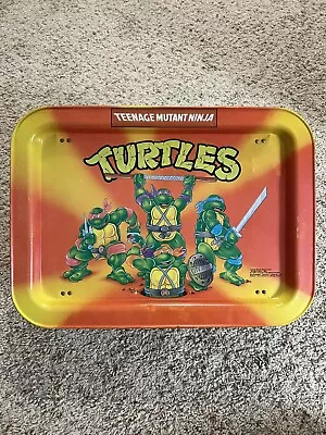 TMNT Tray Serving Vintage 1988 Teenage Mutant Ninja Turtles Lap Bed Mirage  • $19.99