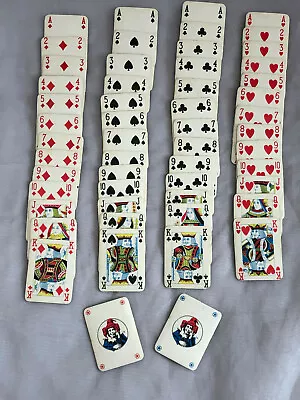 VINTAGE Miniature Deck Of Playing Cards Modiano Italian Card Deck Jolly Jokers • $25