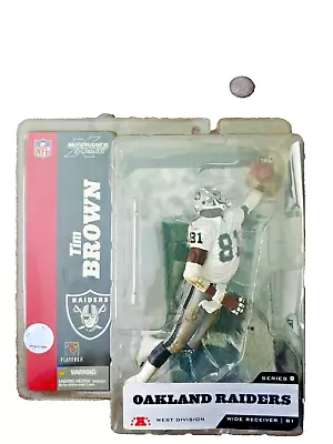 McFarlane Sports Picks Tim Brown Oakland Raiders Series 8 White CHASER Variant • $19.99