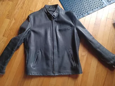 $600 • Buy Schott Motorcycle Jacket Cafe Racer Used