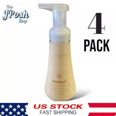 Method Sugar + Spice Foaming Hand Wash Soap. 10 Fl Oz. 4 PACK • $42