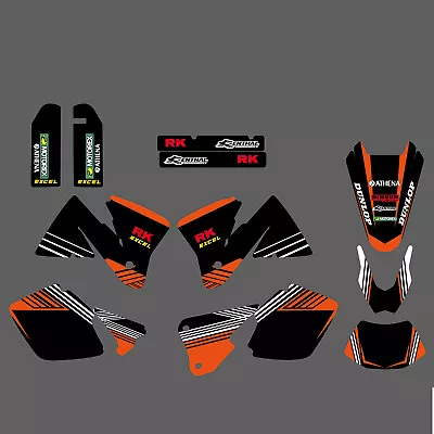 Motocross Team Graphics Kit Fit For KTM EXC 250 300 350 400 520 2001 2002 • $61.59