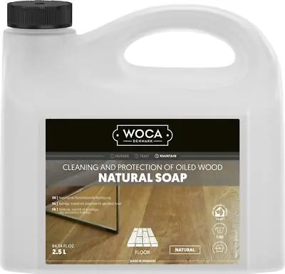 Woca Natural Soap - Furniture Cleaner | Maintenance | Wooden Surfaces & Flooring • £19.50