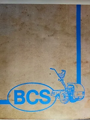 $248.34 • Buy BCS Walk-Behind 715 725 735 745 Garden Tractor Implements Parts Manual Catalog