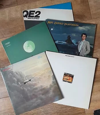 Mike Oldfield - 5x Classic Rock Vinyl Job Lot Qe2/crises/5 Mile/live/incantation • £28.50