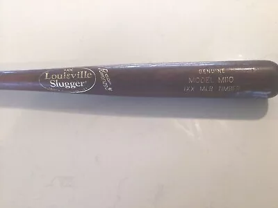 Louisville Slugger Maple Baseball Bat M110 Brown/WIne 1 XX MLB Timber 34” Wood • $40