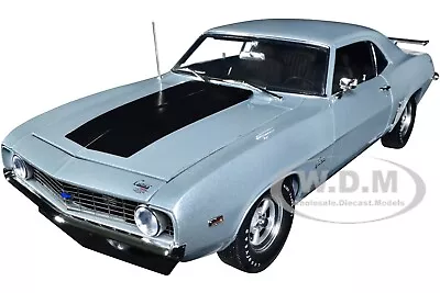 1969 Chevrolet Copo Camaro Cortez Silver 1/18 Diecast Model By Acme A1805725 • $89.99