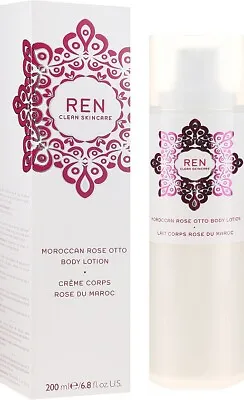 £18.90 • Buy REN Moroccan Rose Otto Body Lotion 200ml Brand New