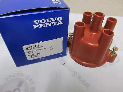 841263 DISTRIBUTOR CAP For 4 Cylinder Volvo Marine Engines • $69.99