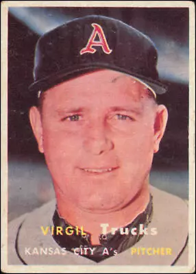 1957 Topps #187 Virgil Trucks Kansas City Athletics • $2.99