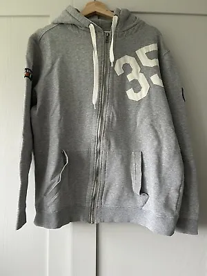 Quba Sails Men’s Zip Up Hoodie Grey XXL • £10