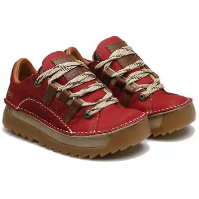 £99.99 • Buy Art Skyline 590 Mens Womens Red Chunky Lace Up Trainers Shoes Size UK 4-12
