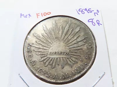 F100 Mexico 1895-Mo 8 Reales • $13.50