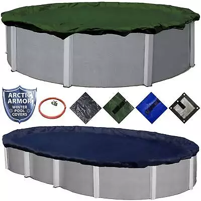 Arctic Armor Above Ground Swimming Pool Tarp Winter Cover Round Or Oval • $54.90