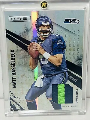 2010 Rookies Stars Longevity Matt Hasselbeck Gu Prime Patch Sn 1/10 Ssp • $45