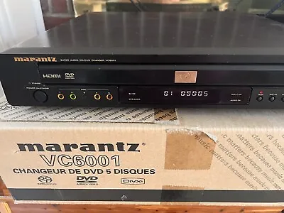 Marantz 5 Disc Changer Super Audio CD/DVD/SACD Player VC6001 In Box Working • $299