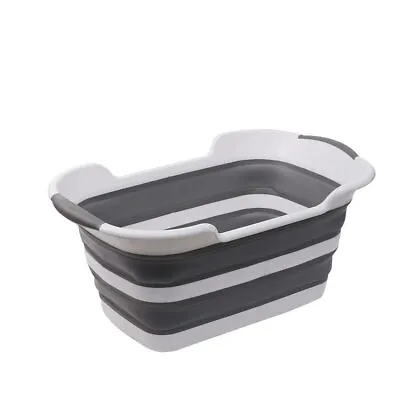 $74.69 • Buy Baby Shower Portable Bath Tub Folding Bathtub Storage Basket Bath Accessories