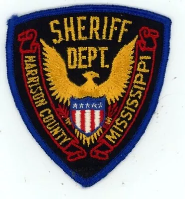 Mississippi Ms Harrison County Sheriff Nice Shoulder Patch Police • $4.99