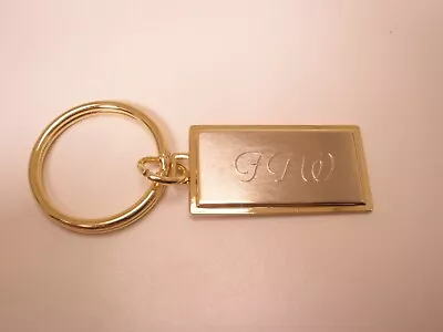 FTW Monogram Initials Letter Vintage Key Chain • $28.49