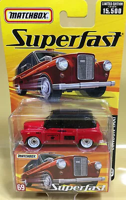 MATCHBOX ~~   LONDON TAXI ~~ SUPERFAST #69 ~ LIMITED EDITION 1 Of 15500 • $18.95
