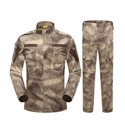 Military Uniform Camo Tactical Suit Army Camouflage Sets Hunting Paintball Suit  • $85.62