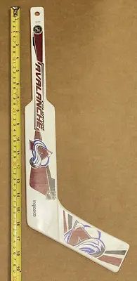 NHL Colorado Avalanche Mini Plastic Knee Hockey Goalie Stick In Glas Co 19  NEW • $11.99