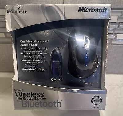 Vintage Retro Microsoft Bluetooth Wireless Intellimouse Explorer (M60-00001) • $75