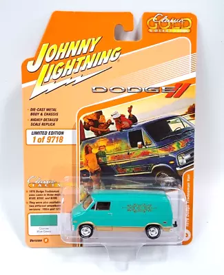 JOHNNY LIGHTNING CLASSIC GOLD - 1976 DODGE Tradesman VAN - Limited Edition • $11.69