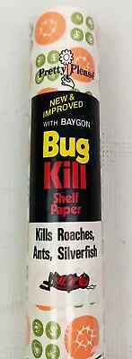 Bug Kill Shelf Paper Pretty Please Baygon VINTAGE Kills Roaches Ants Silverfish • $17.49