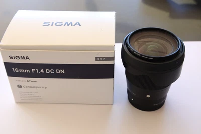 $315 • Buy SIGMA Sony E Mount 16mm F1.4  As New
